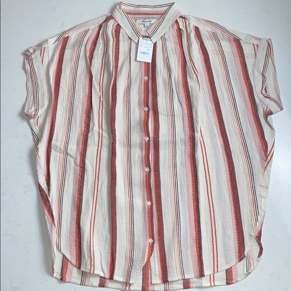NWT Madewell Central Shirt in Albee Stripe - Picture 4 of 6